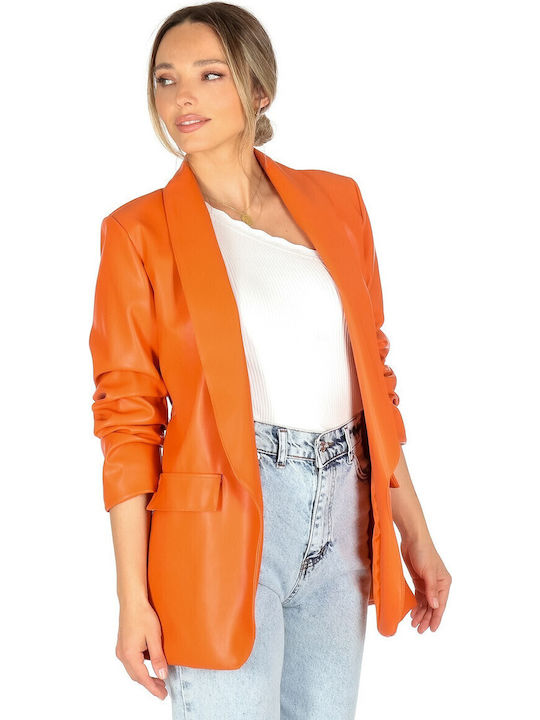 Silia D Women's Blazer Orange