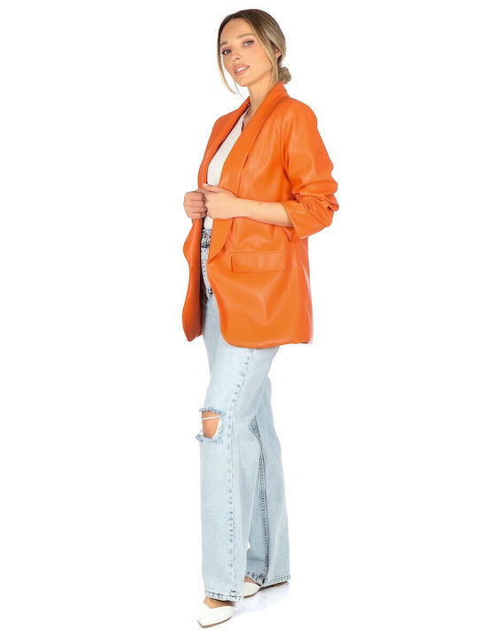Silia D Women's Blazer Orange