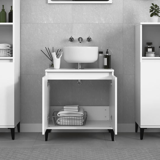 vidaXL Countertop without Sink L58xW33xH60cm White