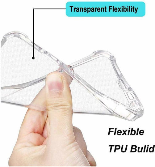 Techsuit Clear Umschlag Rückseite Silikon Transparent (Realme 10 Pro 5G)