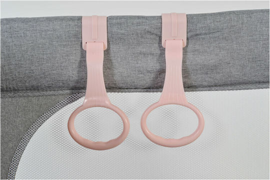 Cangaroo Skyglow Laufstall mit Matratze Rosa 125x62cm