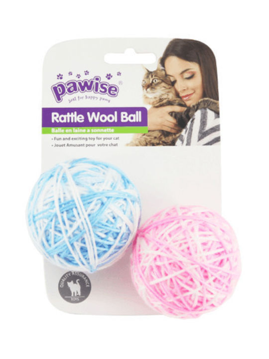 Pawise Rattle Wool Μπάλα 2τμχ Pawise Rattle Wool Μπάλα 2τμχ