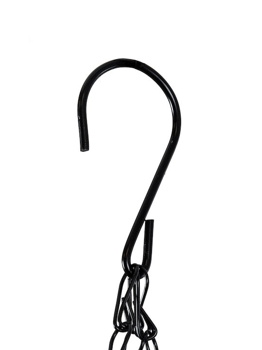 GloboStar Salamina Hanging Planter Metal Brown 30x30x15cm.