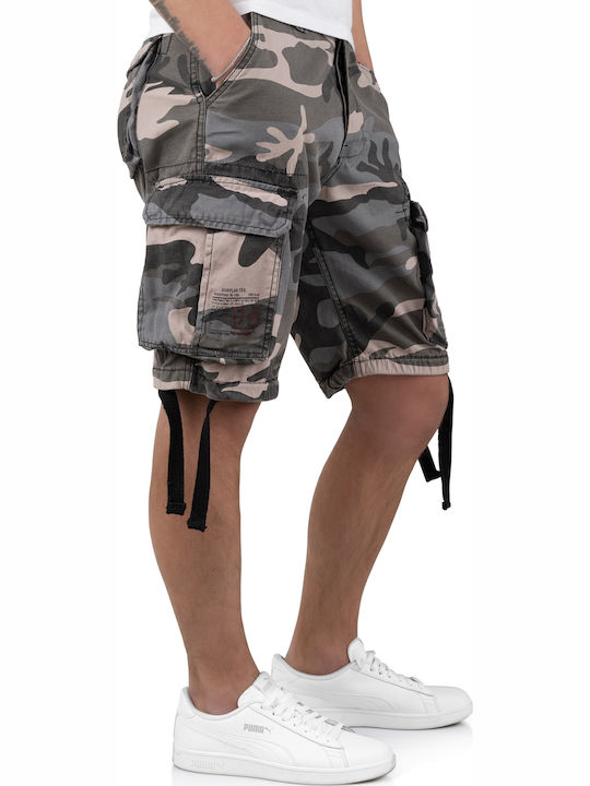 Airborne Men's Shorts Cargo Nightcamo