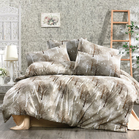 Dimcol Forest Σετ Μονό 3τμχ 160x240εκ. 311 Beige