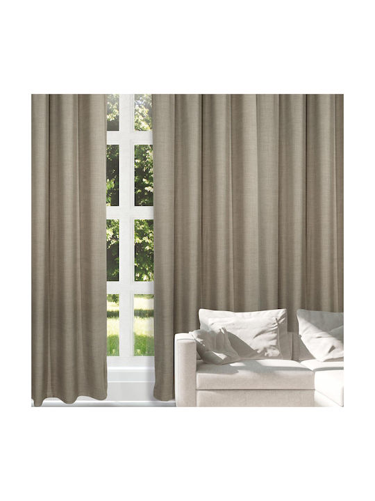 Das Home Curtain with Grommet 2243 Beige 140x270cm