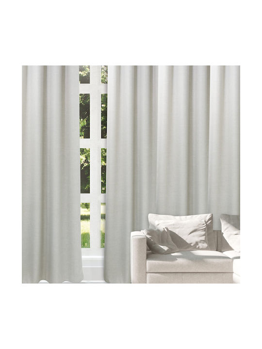 Das Home Curtain with Grommet 2242 Ecru 140x270cm