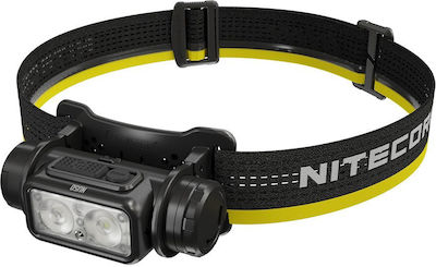 NiteCore Lumină de lucru și de sit, cu baterie Lanternă de Cap LED Impermeabil IP68 cu Luminozitate Maximă 1400lm NU50