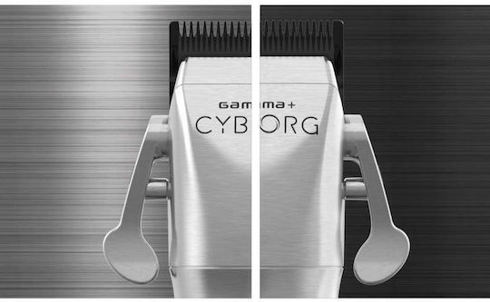 GammaPiu Cyborg Επαναφορτιζόμενη Κουρευτική Μηχανή Ασημί