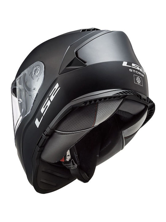 LS2 FF800 Storm II Full Face Helmet with Pinlock and Sun Visor ECE 22.06 1400gr Matt Black