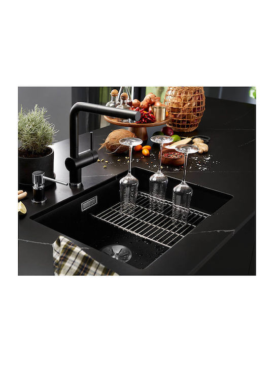 Blanco Subline 500-U 527353 Unterbau Spüle aus Verbundgranulat B53xT46cm Volcano Grey