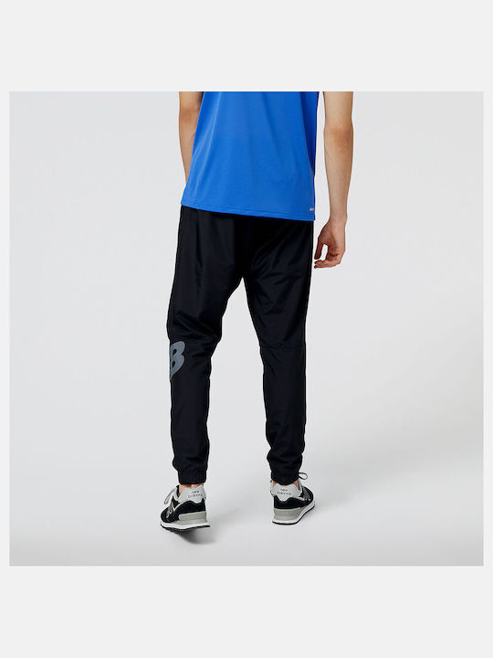 New Balance Men's Sweatpants with Rubber Black