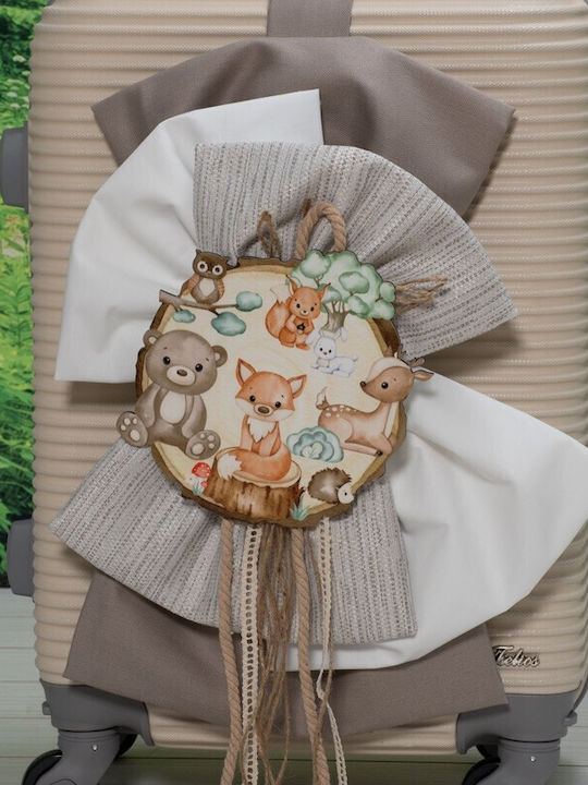 Makis Tselios Fashion Baptism Set with Animals Subject OA23606