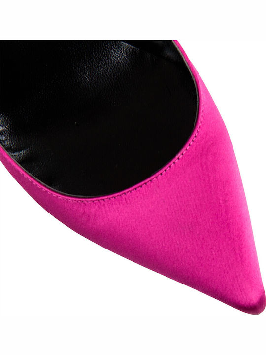 Pantofi cu toc Fuchsia