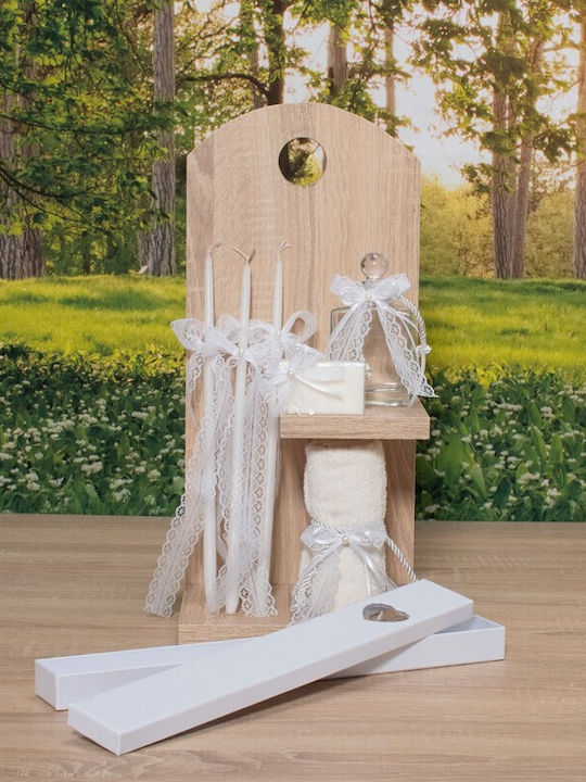 Makis Tselios Fashion Baptism Set with Flowers Theme