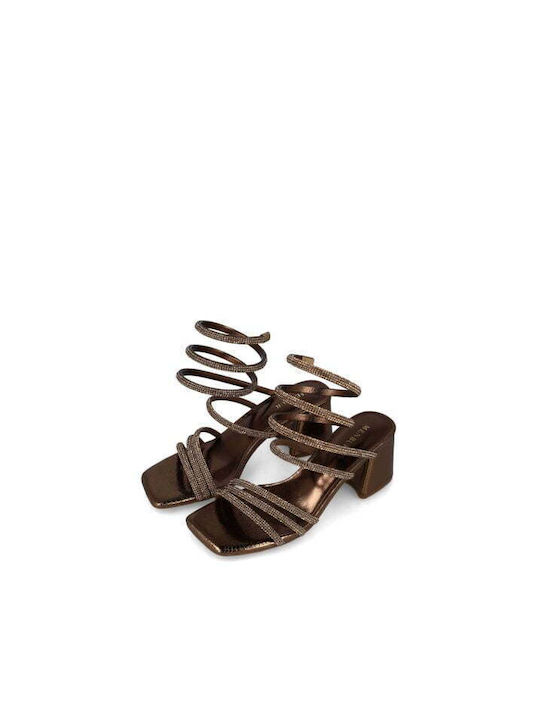 Menbur Damen Sandalen Bronze