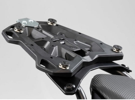 SW-Motech Trax ADV Motorcycle Top Case Aluminum for Yamaha MT-07 Tracer 38L Silver