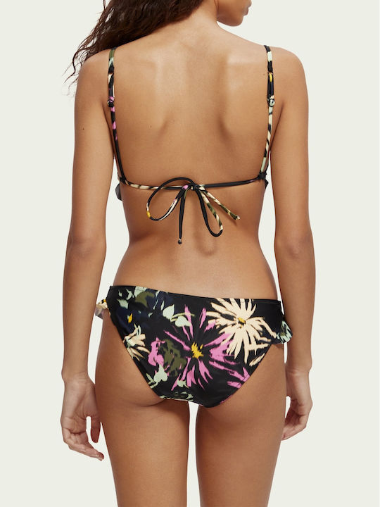 Scotch & Soda Ruffled Aster Set Bikini Triunghi Negru