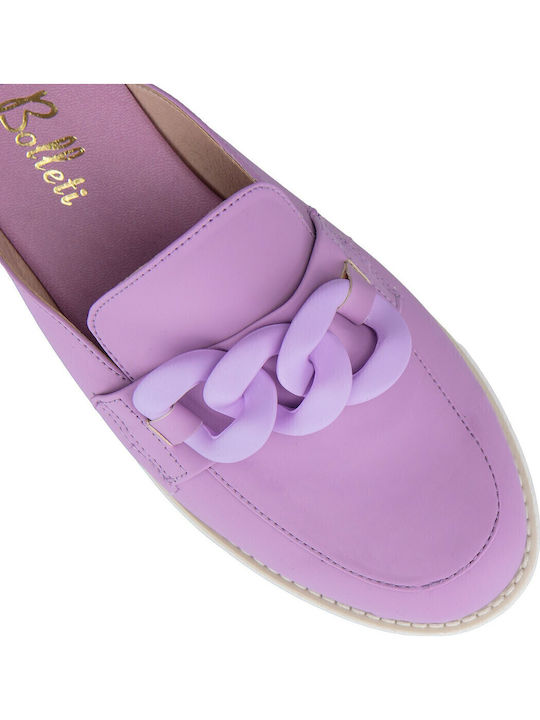 Flat Mules σε Μωβ Χρώμα