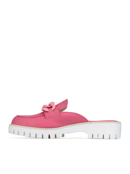 Flat Mules σε Φούξια Χρώμα