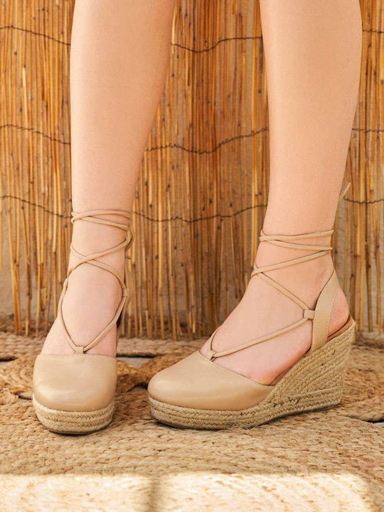 InShoes Platforme dama în stil espadrile Roz