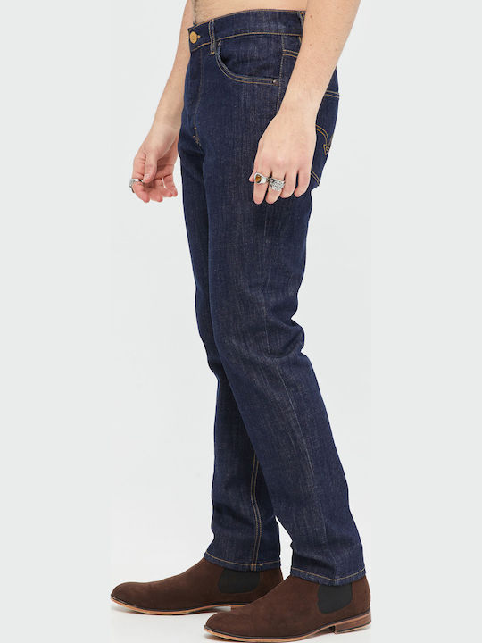Herren Jeanshose Elastisch Marineblau