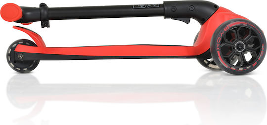 Byox Kids Foldable Scooter Bolt 3-Wheel for 3+ Years Red