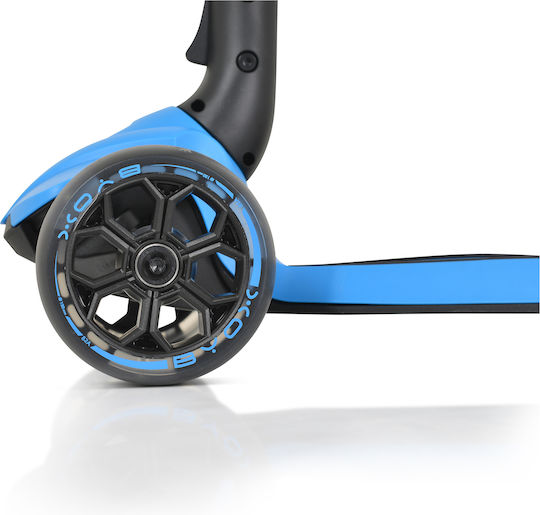 Byox Kids Foldable Scooter Bolt 3-Wheel for 3+ Years Blue