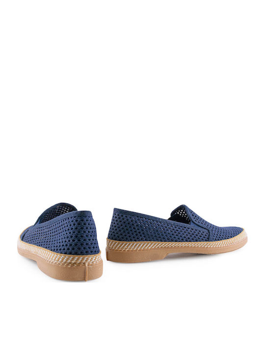 Fabric Men's Espadrilles in Blue Color