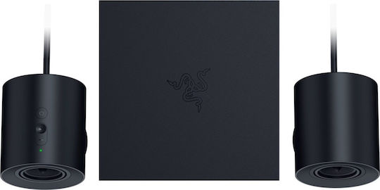 Razer Nommo V2 Безжични компютърни тонколони Компютърни тонколони 2.1 с RGB осветление и Bluetooth в Черен цвят