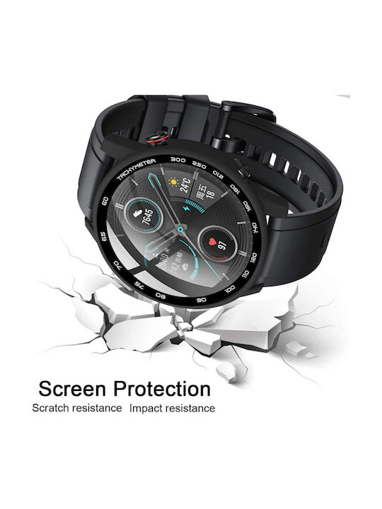 Tech-Protect Defense Πλαστική Θήκη με Τζαμάκι σε Διάφανο χρώμα για το Huawei Watch GT 2e