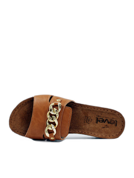 23- Women's Flat Sandals Anatomic in Brown Color