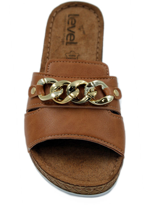23- Women's Flat Sandals Anatomic in Brown Color