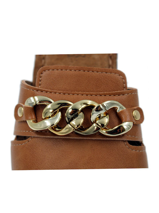 23- Women's Flat Sandals Anatomic in Brown Color