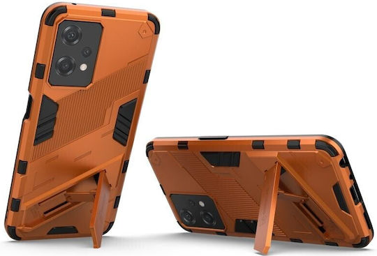 Punk Armor Back Cover Plastic Portocaliu (OnePlus Nord CE 2 Lite 5G )