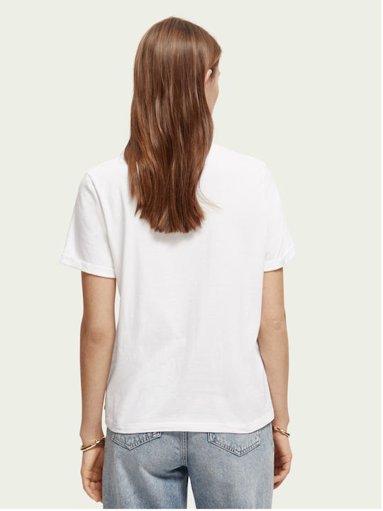 Scotch & Soda Damen T-shirt Weiß