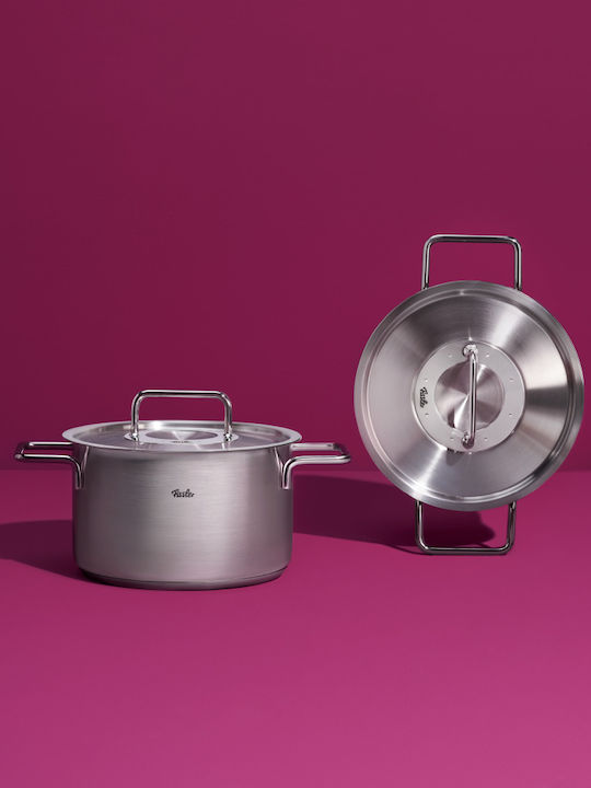 Fissler Pure Βαθιά Ανοξείδωτη Κατσαρόλα 5.7lt / 24cm