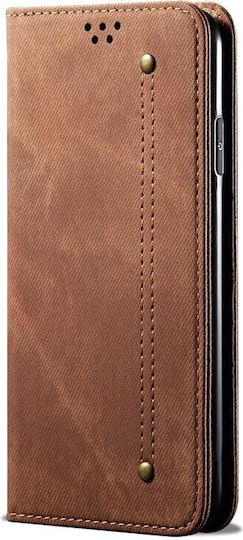 Denim Wallet Υφασμάτινο Καφέ (OnePlus Nord CE 2 Lite)