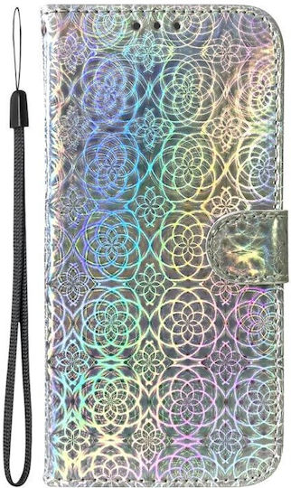 Colorful Wallet Synthetic Leather Silver (OnePlus Nord CE 2 Lite)