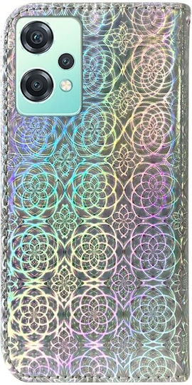 Colorful Wallet Synthetic Leather Silver (OnePlus Nord CE 2 Lite)