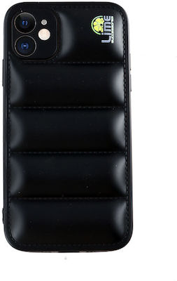 Lime Bumpy Puffer Silicone Back Cover Black (iPhone 11)