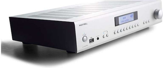 Rotel A12MKII Integrated Hi-Fi Amplifier Stereo 120W/4Ω 60W/8Ω Silver