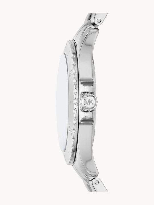 Michael Kors Everest Ανδρικό Ρολόι 40mm Μπαταρίας Ασημί