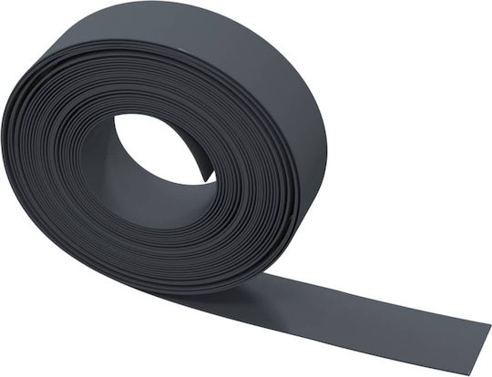 vidaXL Plastic Garden Border in Gray Color 15cm x 10.0m