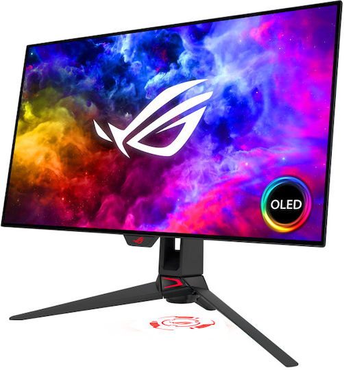 Asus ROG Swift PG27AQDM OLED HDR Spiele-Monitor 26.5" QHD 2560x1440 240Hz mit Reaktionszeit 0.03ms GTG