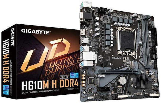 Biostar H610MH Ver. 6.x Motherboard Micro ATX με Intel 1700 Socket