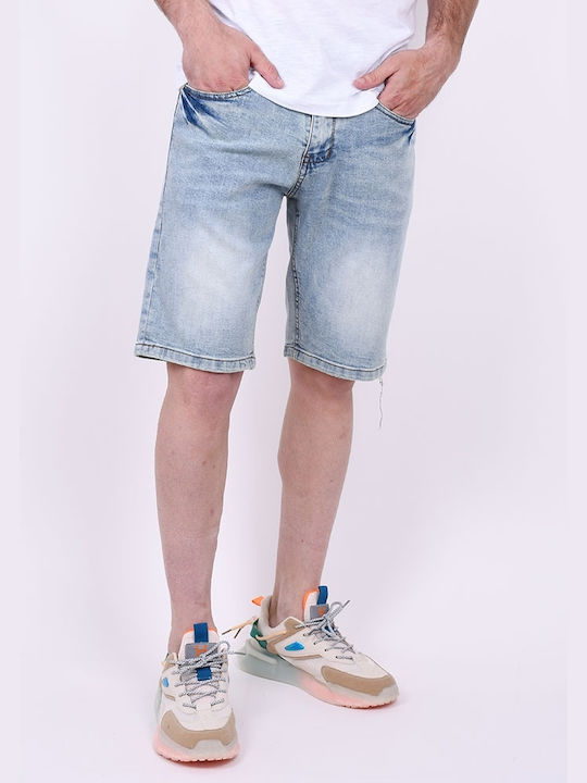 Bermuda shorts with blue blue wash Blue