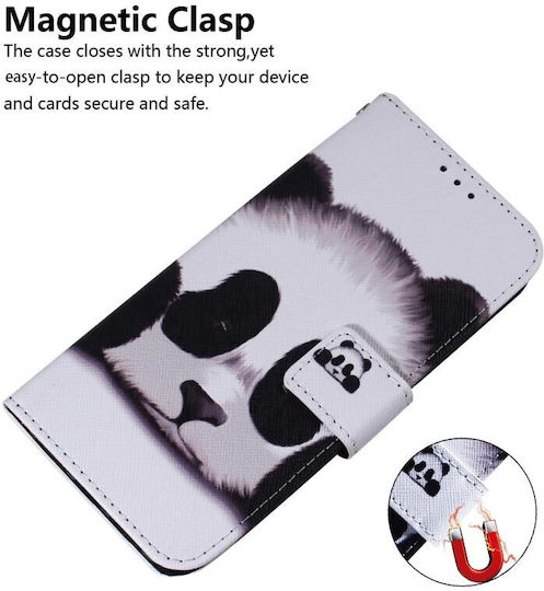Coloured Drawing Panda Wallet Δερματίνης Πολύχρωμο (OnePlus Nord CE 2 Lite)