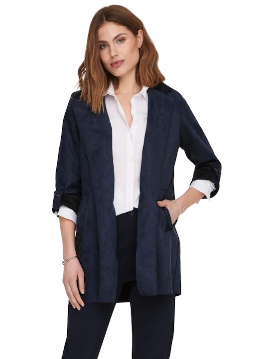 Only Women's Short Coat with Buttons Night Sky