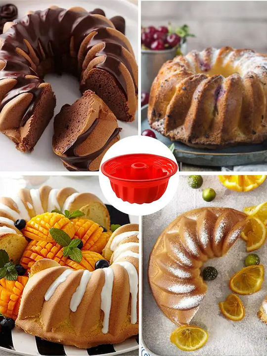 Sugar Love Φόρμα Ζαχαροπλαστικής για Κέικ Στρογγυλή από Σιλικόνη 24x24x10εκ.